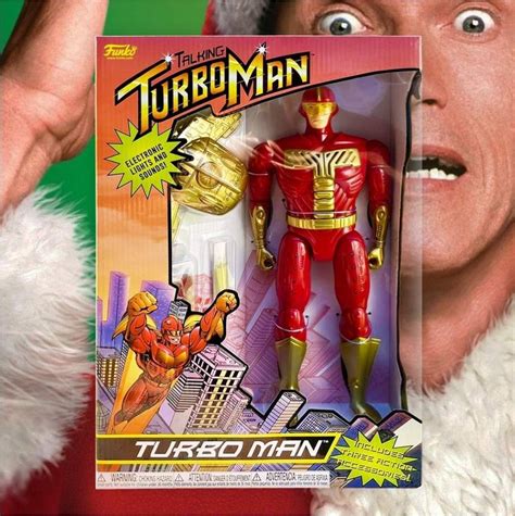 Jingle all the way turbo man - A Turbo Man (Arnold Schwarzeneggar) maquette from Brian Levants 1996 holiday comedy Jingle All the Way. A father goes on the search for Christmas most popular toy, a Turbo Man action figure. This maquette shows the design for Turbo Man. Sculpted from hardening clay, This Turbo Man maquette is painted with red and gold details and has facial features which resemble Arnold Schwarzeneggar. The ... 